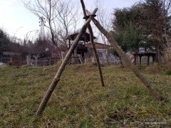 Bushcraft Kamp Ateş Askısı Tripod Braketi
