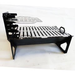 Ateş Kutusu Mangal Pratik Demonte Paslanmaz Izgara Kamp Piknik