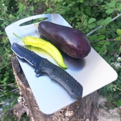 Kesme Tahtası Doğrama Tahtası Paslanmaz Çelik Mutfak Kamp Tekne Karavan