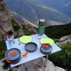 Katlanır Masa Kamp, Bahçe, Balkon, Karavan ve Tekne İçin