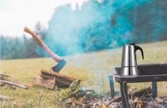 4 Fincanlık Paslanmaz Çelik Moka Pot Espresso Maker - Ocak Üstü Kahve Makinesi