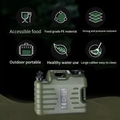 Su Bidonu Musluklu Sızdırmaz Kamp Piknik Outdoor Off Road