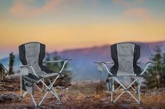 İkili Katlanabilir Lüks Kamp Sandalyesi  Dayanıklı Kamp Piknik Bahçe Balkon Outdoor  (İkili)