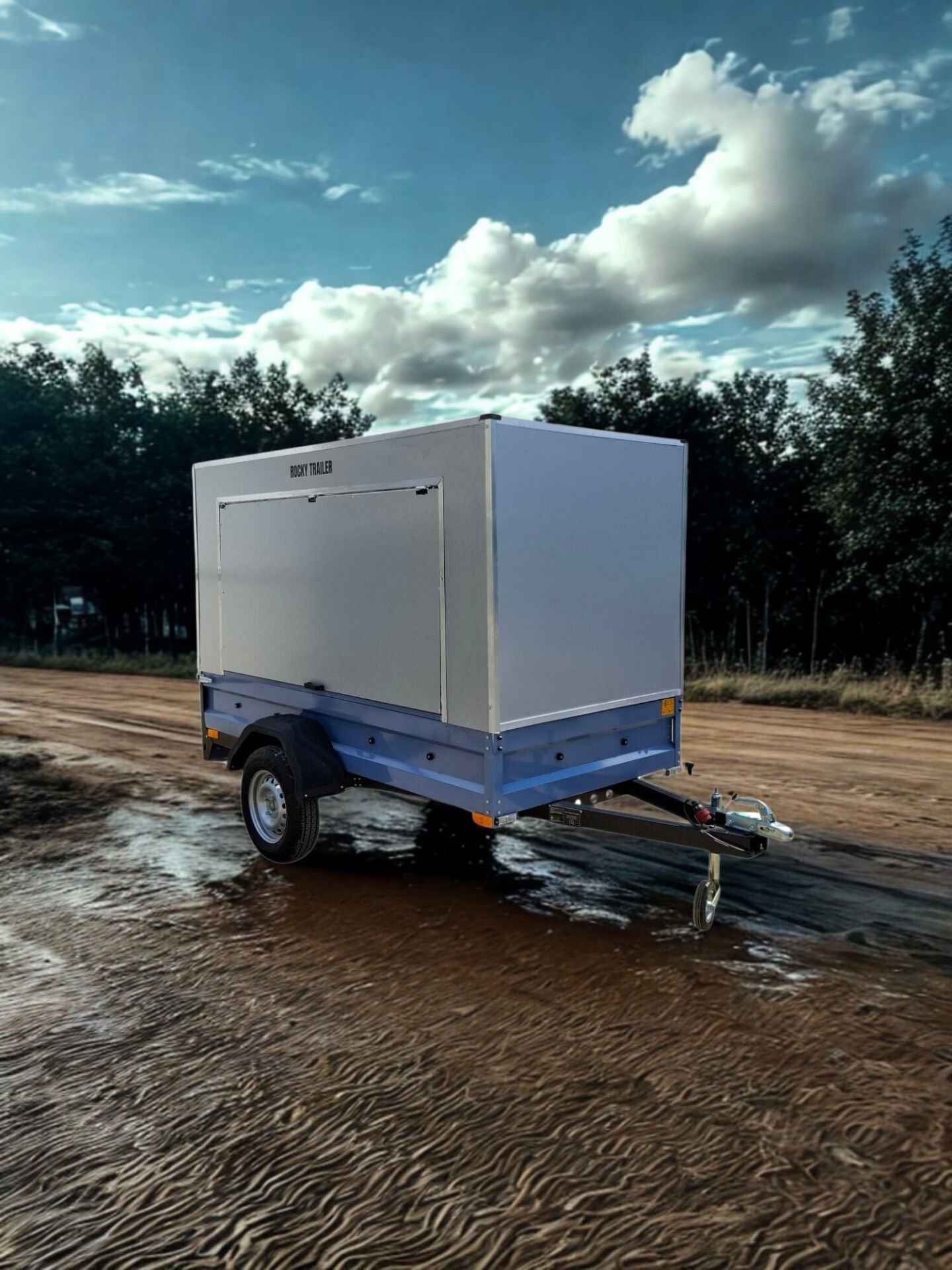 Rocky Trailer Kapalı Kompozit Kasa Yük Römorku  1250x2500