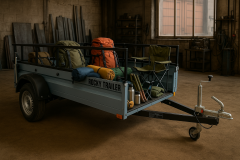 Rocky Trailer Korkuluklu Açık Kasa Yük Römorku  1250x2500