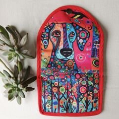 Renkli Desenli El Yapımı Kumaş Cüzdan