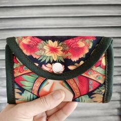 Frida Kahlo El Yapımı Kumaş Cüzdan
