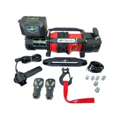 13500 lb 12V Sentetik Halatlı Elektrikli Vinç Off-Road  4x4 Arazi Karavan