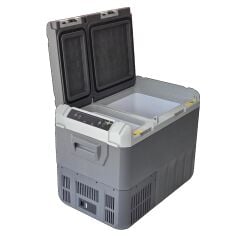 Araç Buzdolabı Kompresörlü 12/24 Volt Taşınabilir Oto Buzdolabı 35 Litre Karavan Bahçe Tekne Kamp
