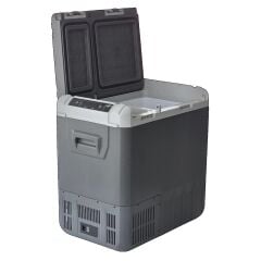 Araç Buzdolabı Kompresörlü 12/24 Volt Taşınabilir Oto Buzdolabı 55 Litre Karavan Bahçe Tekne Kamp