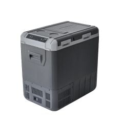 Araç Buzdolabı Kompresörlü 12/24 Volt Taşınabilir Oto Buzdolabı 55 Litre Karavan Bahçe Tekne Kamp